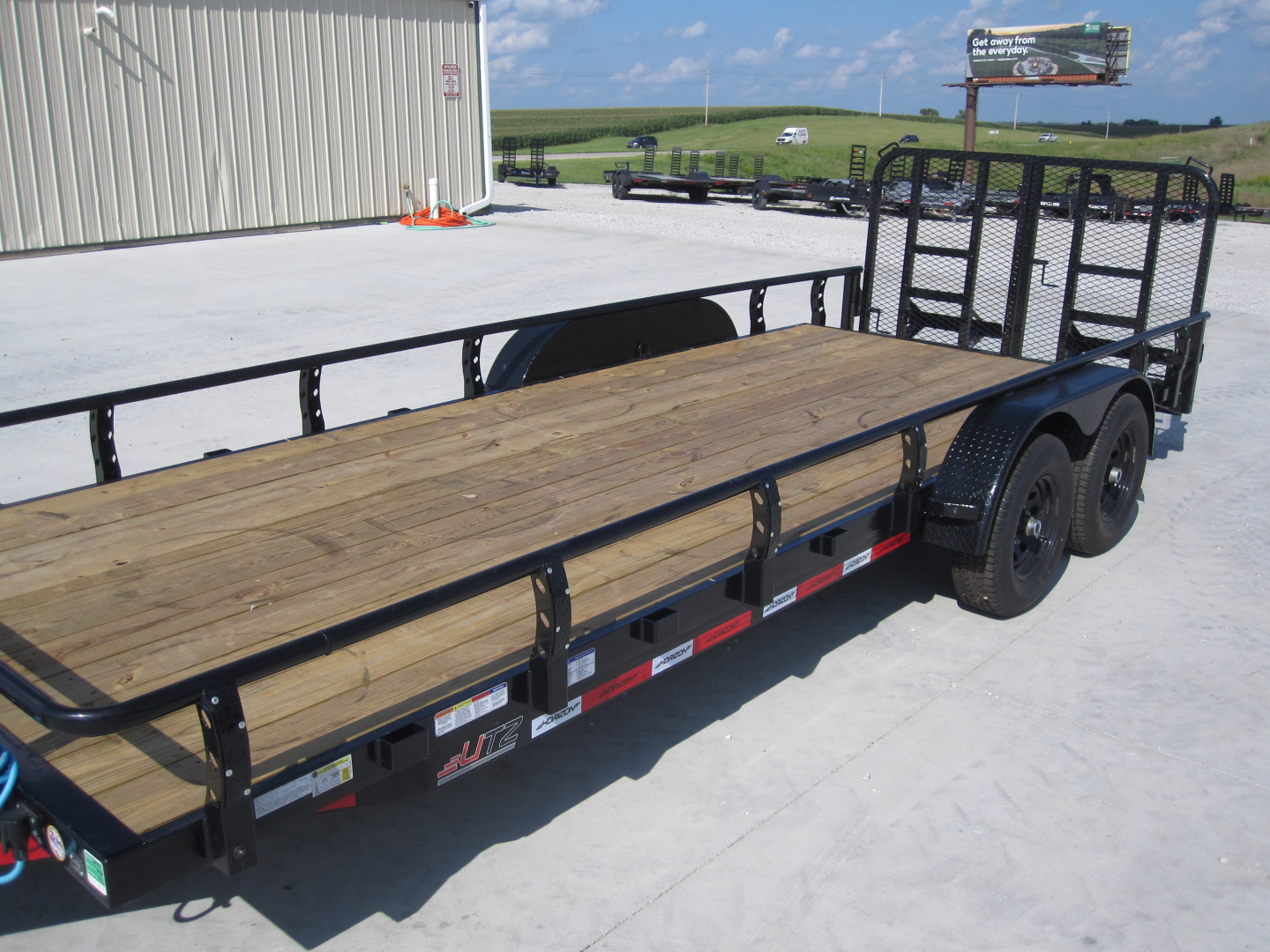 New 2025 Horizon Trailers 83x20 UTZ Premium Tandem Axle Utility Trailer