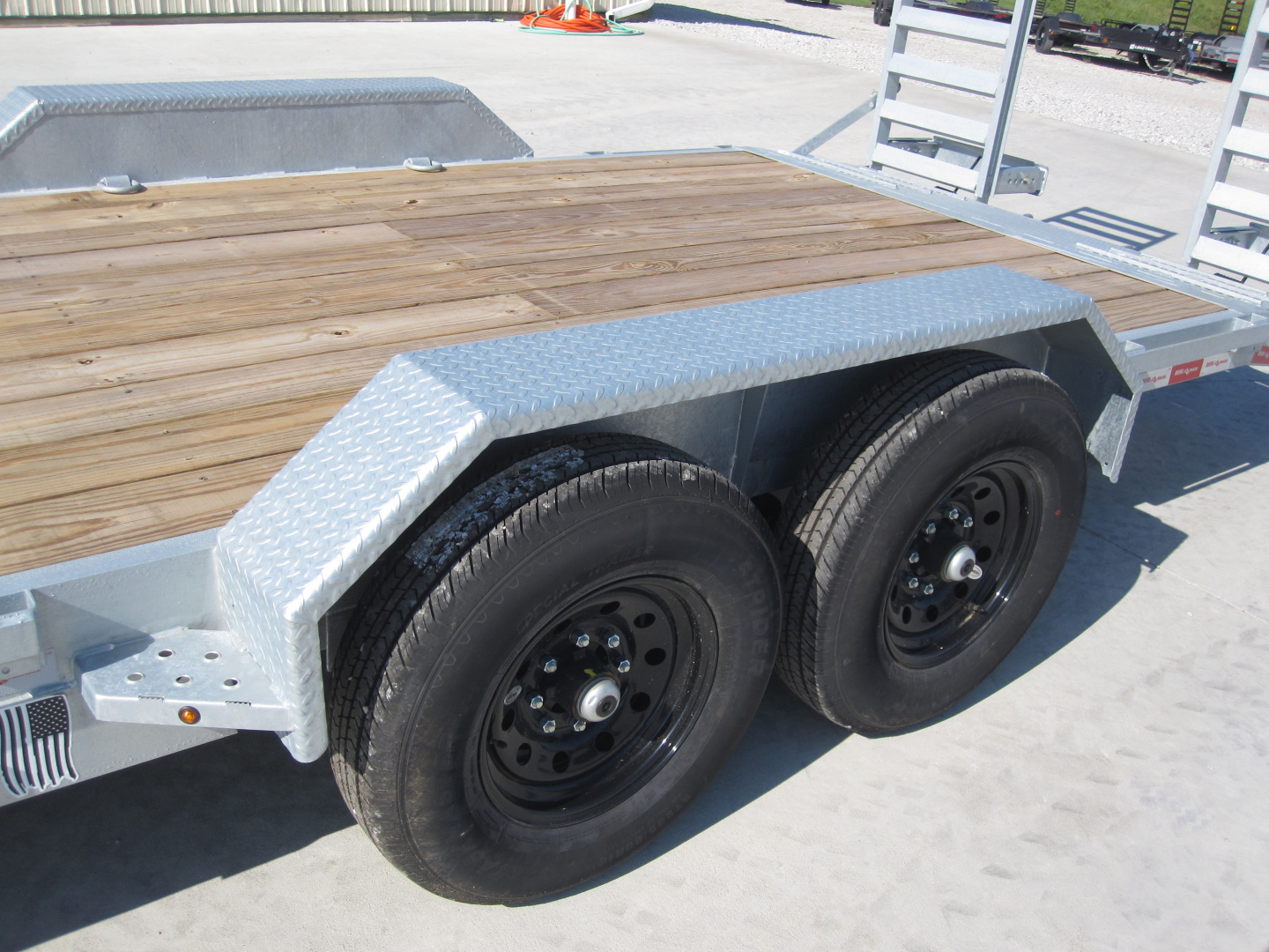 New 2026 Drive Trailers 83x20 Galvanized Equipment Trailer