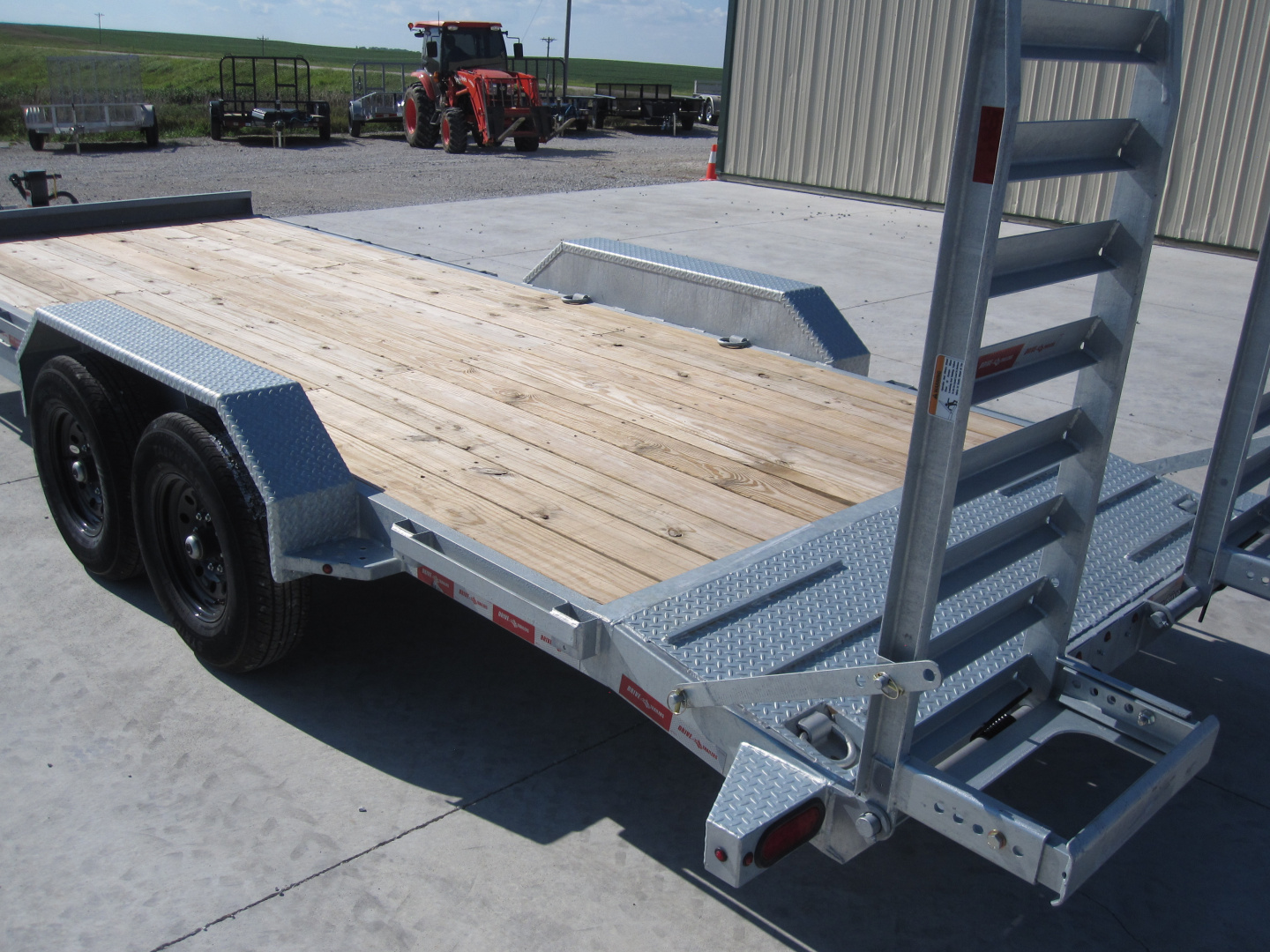 New 2026 Drive Trailers 83x20 Galvanized Equipment Trailer