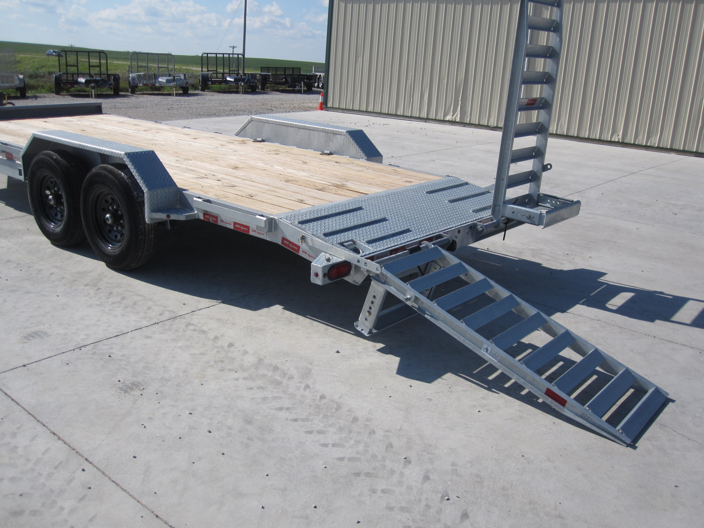 New 2026 Drive Trailers 83x20 Galvanized Equipment Trailer