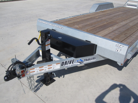 New 2026 Drive Trailers 83x20 Galvanized Equipment Trailer