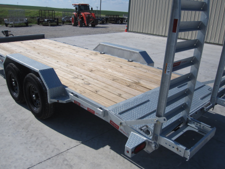 New 2026 Drive Trailers 83x20 Galvanized Equipment Trailer