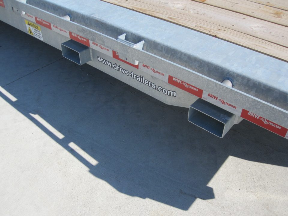 New 2026 Drive Trailers 83x22 Galvanized Lo-Pro Tilt Trailer