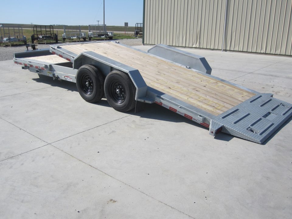 New 2026 Drive Trailers 83x22 Galvanized Lo-Pro Tilt Trailer