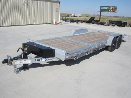 New 2026 Drive Trailers 83x22 Galvanized Lo-Pro Tilt Trailer