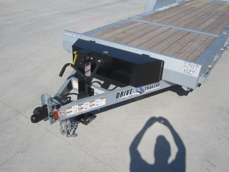New 2026 Drive Trailers 83x22 Galvanized Lo-Pro Tilt Trailer