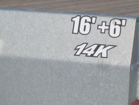 New 2026 Drive Trailers 83x22 Galvanized Lo-Pro Tilt Trailer