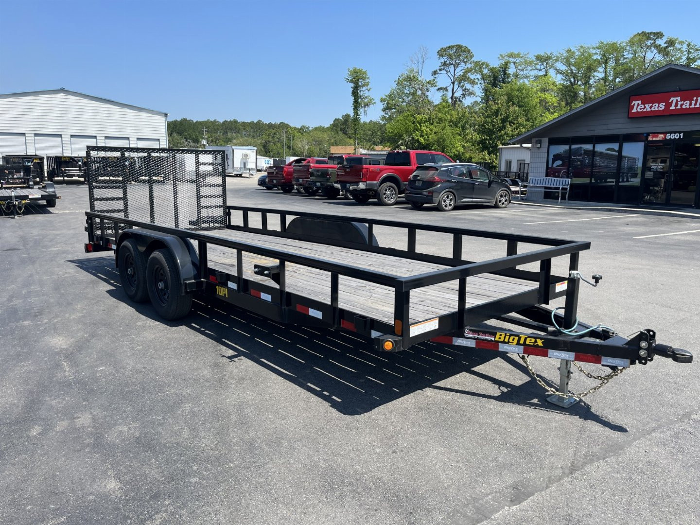 New 10PI-20BK4HDIR BIG TEX 7' X 20' UTILITY TRAILER