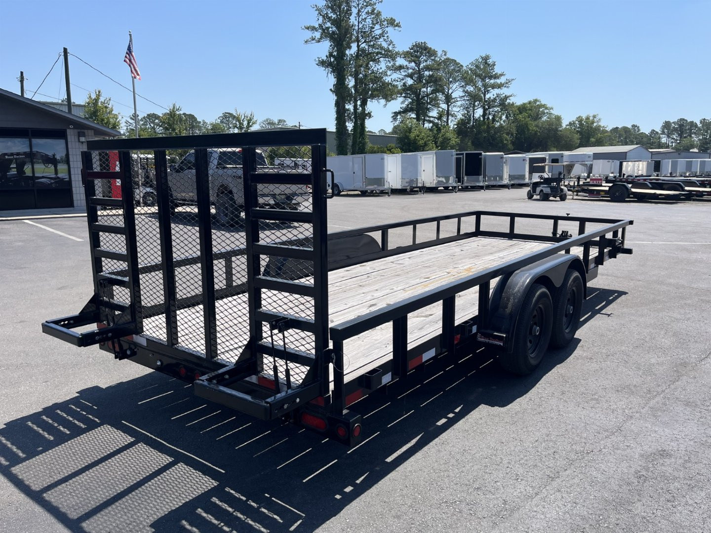 New 10PI-20BK4HDIR BIG TEX 7' X 20' UTILITY TRAILER