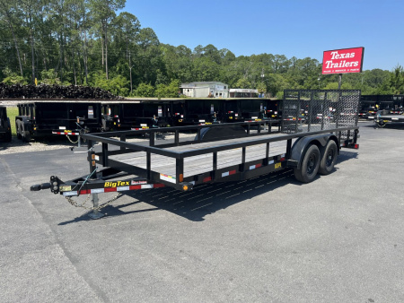 New 10PI-20BK4HDIR BIG TEX 7' X 20' UTILITY TRAILER
