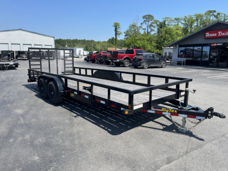 New 10PI-20BK4HDIR BIG TEX 7' X 20' UTILITY TRAILER