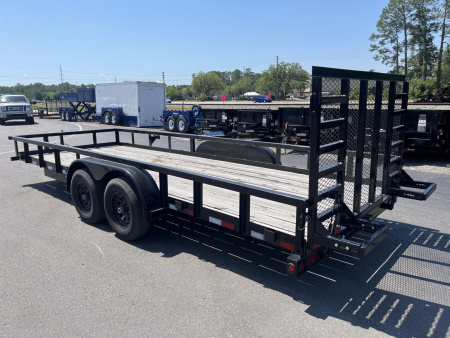 New 10PI-20BK4HDIR BIG TEX 7' X 20' UTILITY TRAILER