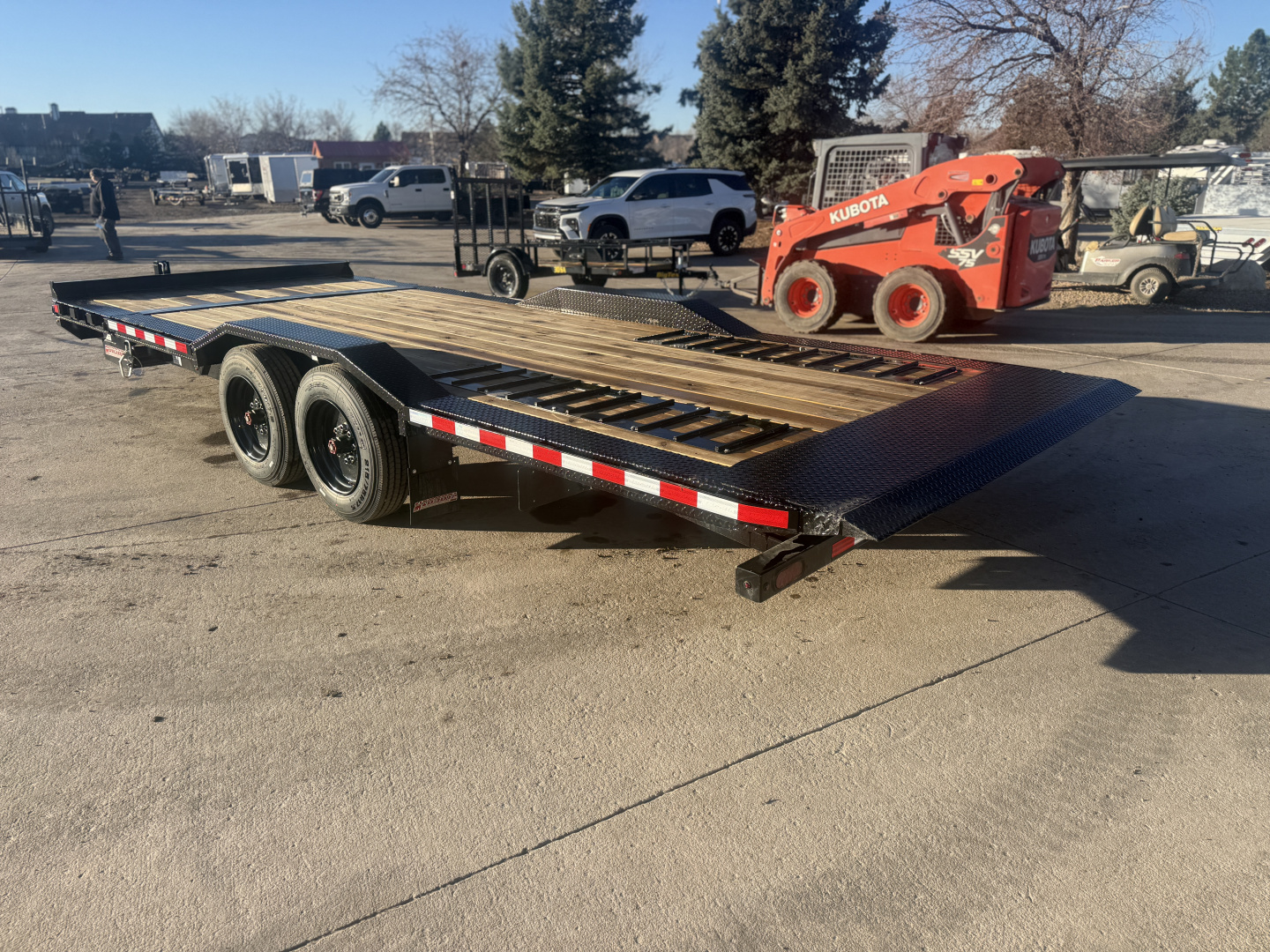 New 2026 Midsota 8.6x22 Widebody 17.6 GVWR Flatbed Trailer