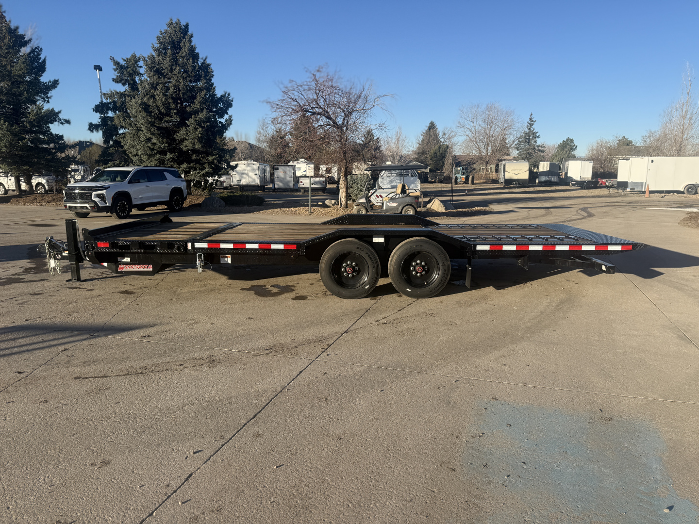 New 2026 Midsota 8.6x22 Widebody 17.6 GVWR Flatbed Trailer