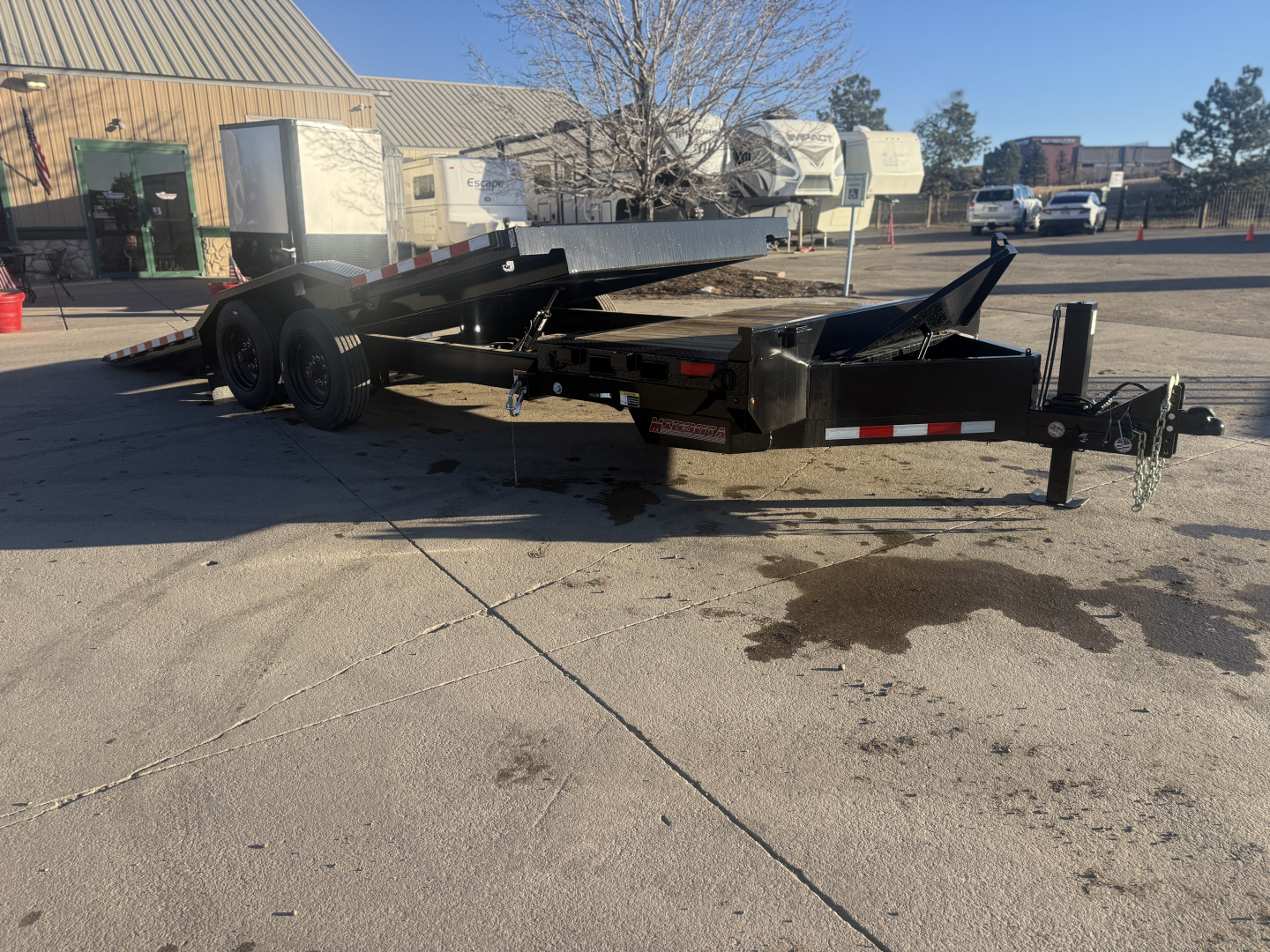 New 2026 Midsota 8.6x22 Widebody 17.6 GVWR Flatbed Trailer
