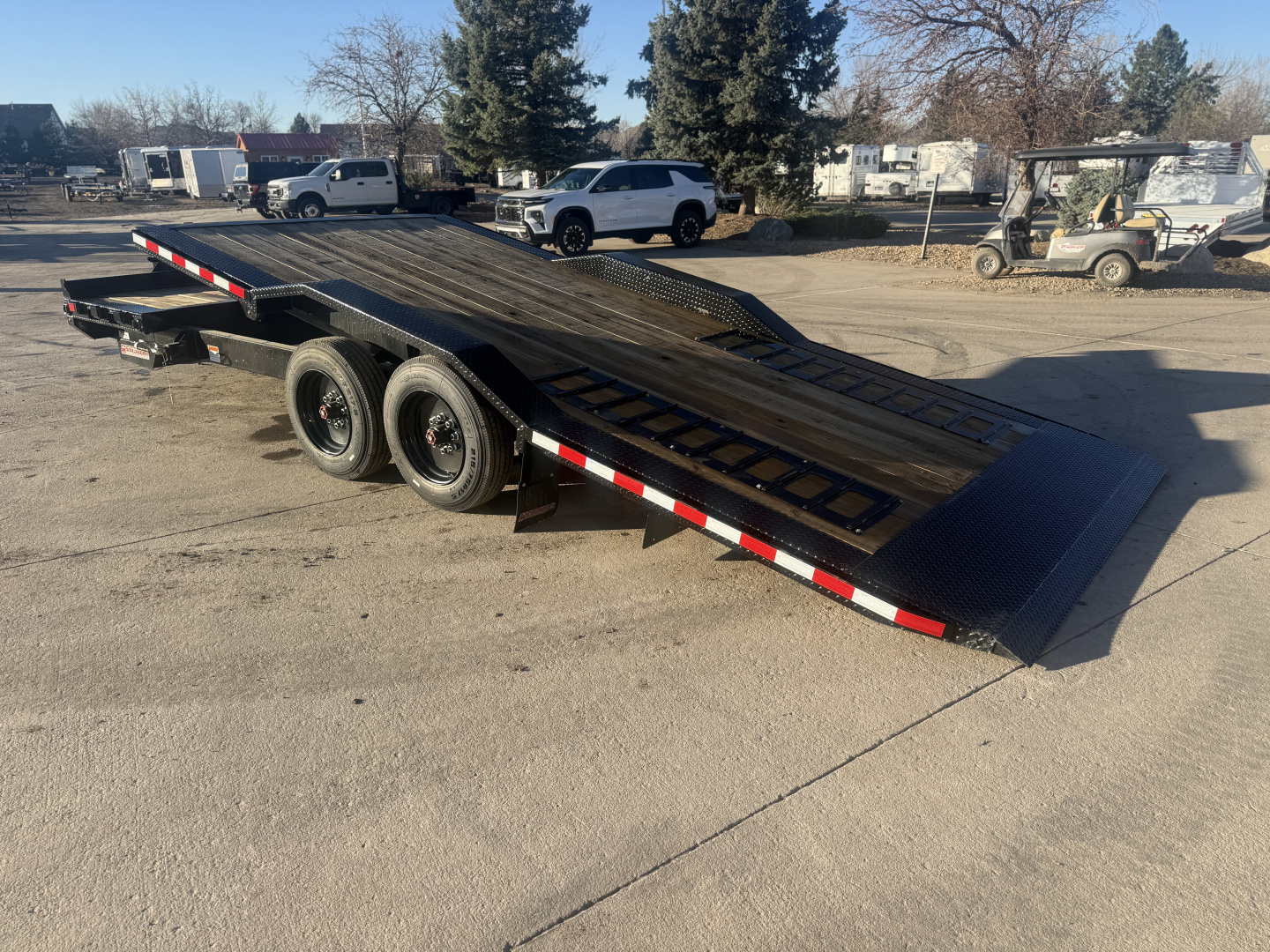 New 2026 Midsota 8.6x22 Widebody 17.6 GVWR Flatbed Trailer