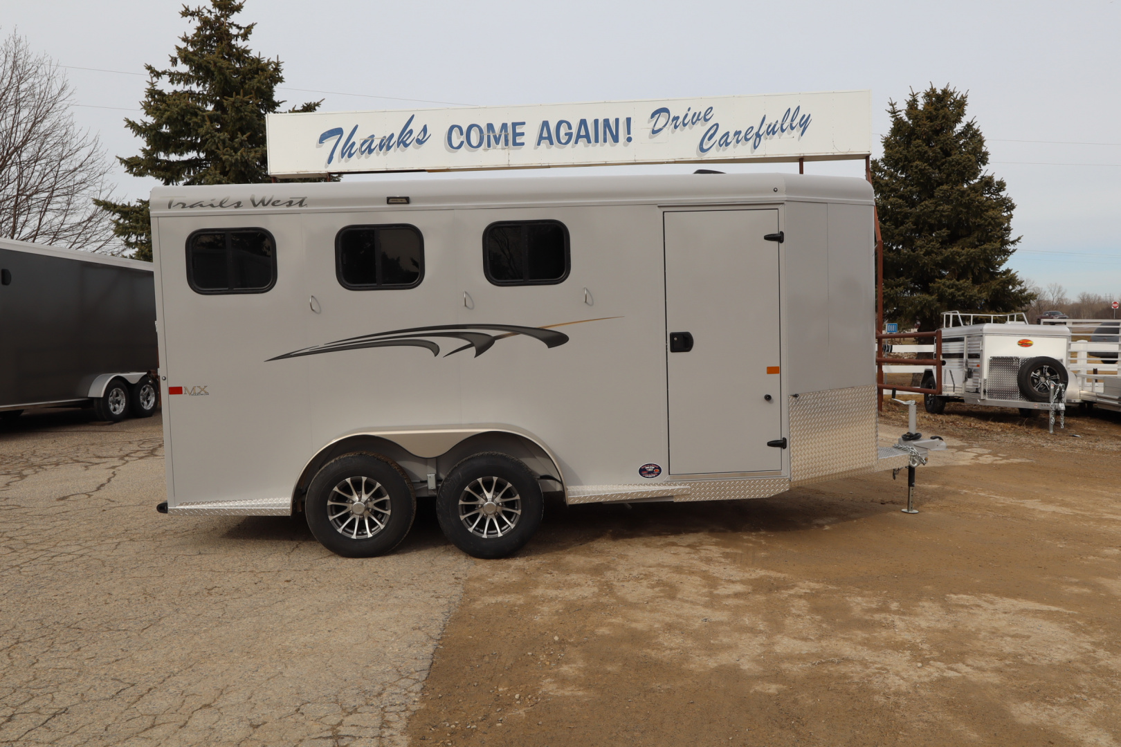 New 2026 Trails West 3HR BP Horse Trailer