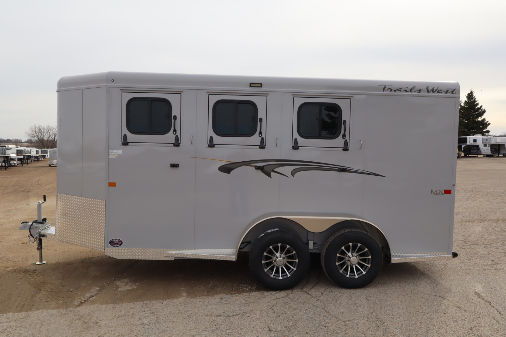 New 2026 Trails West 3HR BP Horse Trailer