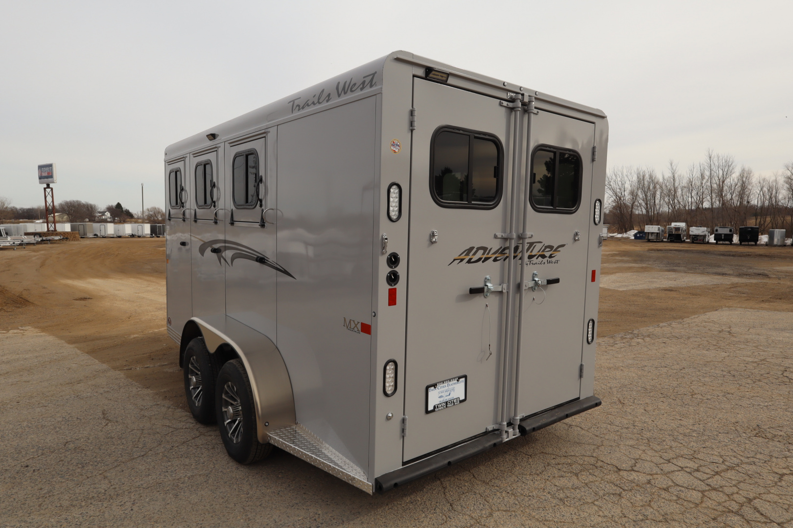 New 2026 Trails West 3HR BP Horse Trailer