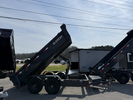 New 2026 Norstar DCB 10K 6X12 RAMPS TARP Dump Trailer