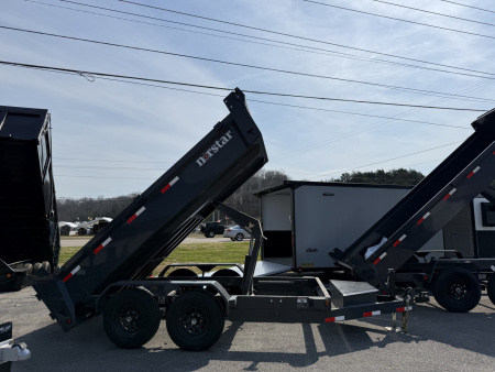New 2026 Norstar DCB 10K 6X12 RAMPS TARP Dump Trailer