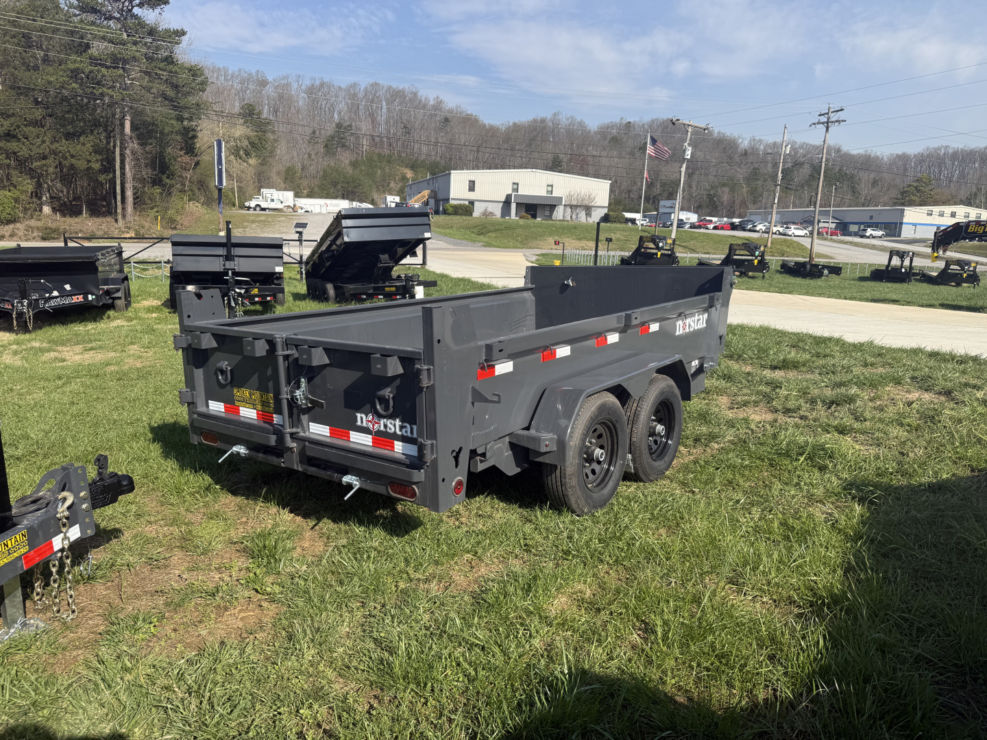 New 2026 Norstar DCB 10K 6X12 RAMPS TARP Dump Trailer