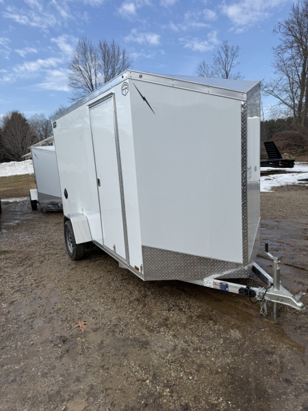 New 2026 Lightning Trailers 6X12 78  INTERIOR HEIGHT W./RAMP DOOR ALL ALUMINUM Cargo / Enclosed Trailer