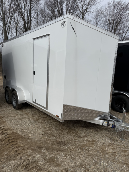 New 2026 Lightning Trailers 7X16 RAMP DOOR 7' INTERIOR HEIGHT Cargo / Enclosed Trailer