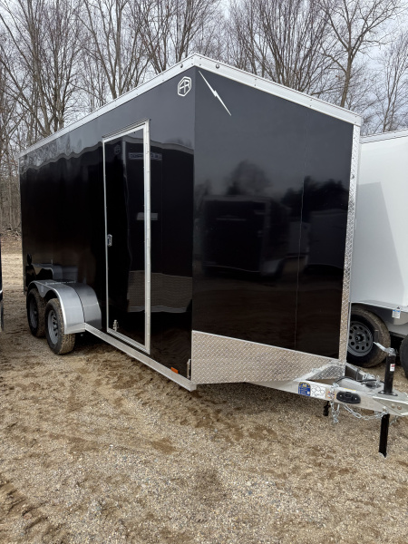 New 2026 Lightning Trailers 7X16 RAMP DOOR 7' INTERIOR HEIGHT Cargo / Enclosed Trailer