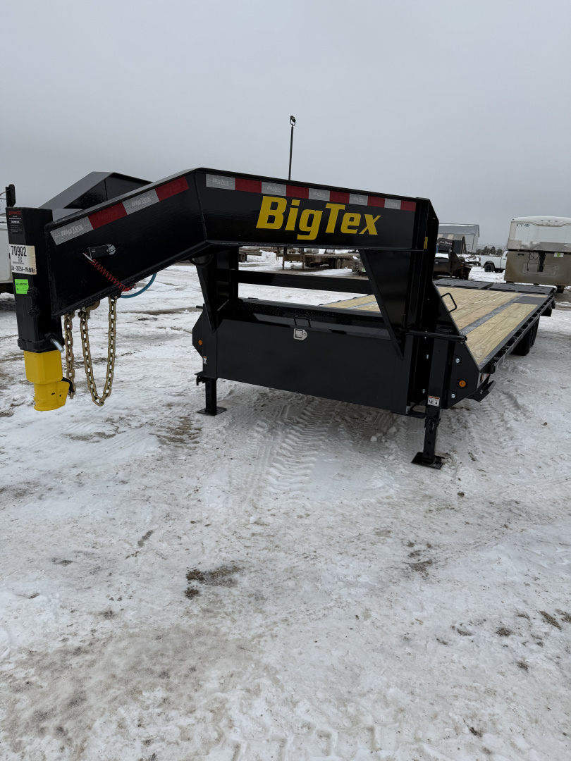 New 2026 Big Tex Trailers 14GN-30D5A Flatbed Trailer