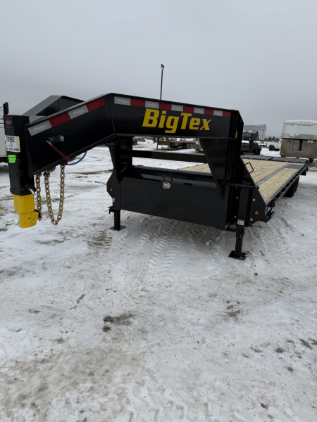 New 2026 Big Tex Trailers 14GN-30D5A Flatbed Trailer