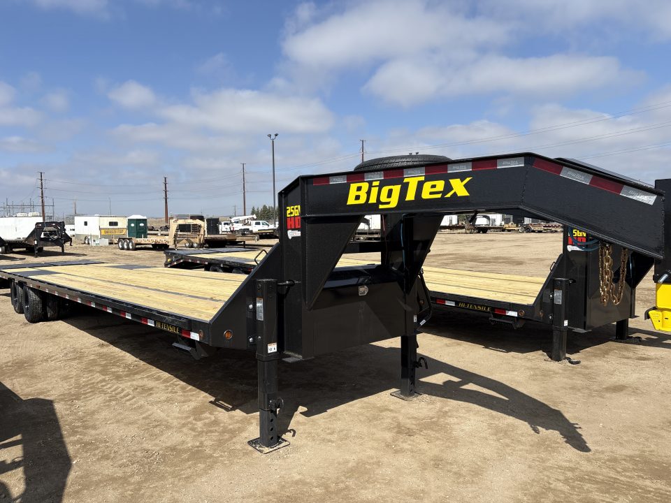 New 2026 Big Tex Trailers 25GN-40D5A Flatbed Trailer