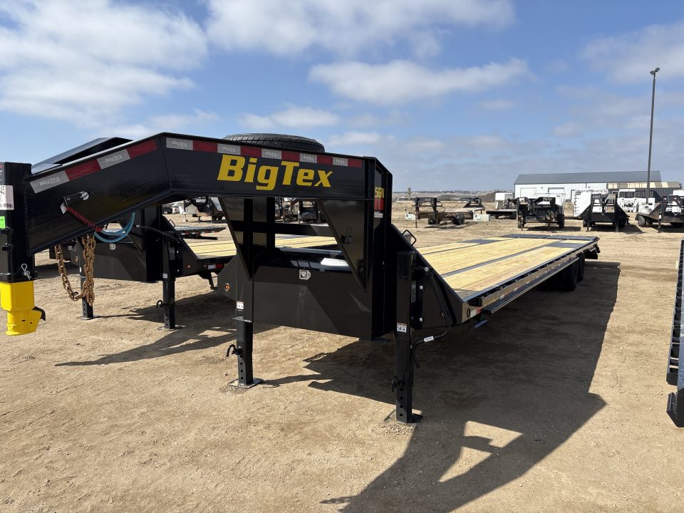 New 2026 Big Tex Trailers 25GN-40D5A Flatbed Trailer
