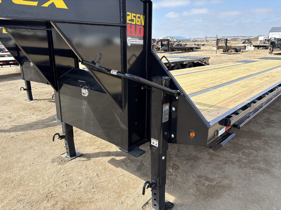 New 2026 Big Tex Trailers 25GN-40D5A Flatbed Trailer