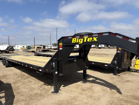 New 2026 Big Tex Trailers 25GN-40D5A Flatbed Trailer