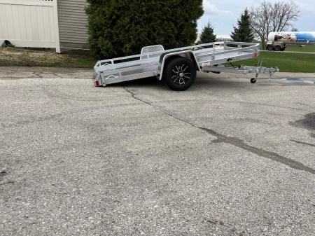 New 2026 Black Rhino TS7812A Aluminum 74 x12' (Equipment / ATV / UTV / Side by Side) Low Profile Tilt Trailer