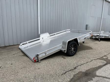 New 2026 Black Rhino Aluminum 77 x12' TS8112A Low Profile (Equipment / ATV / UTV / Side by Side) Tilt Trailer