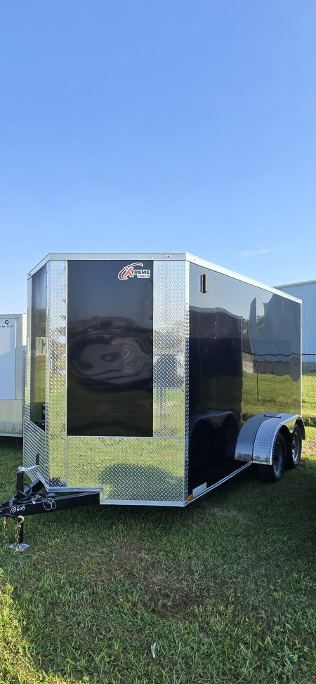 New 2026 Xtreme Cargo Trailers 7 X 14 TA POLY Cargo / Enclosed Trailer