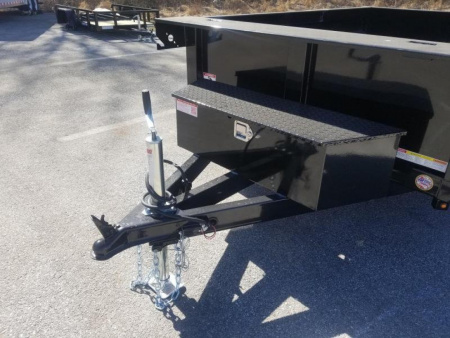 New 5 x 8 Sure Trac Low-Pro Single Ram Dump Trailer 5k