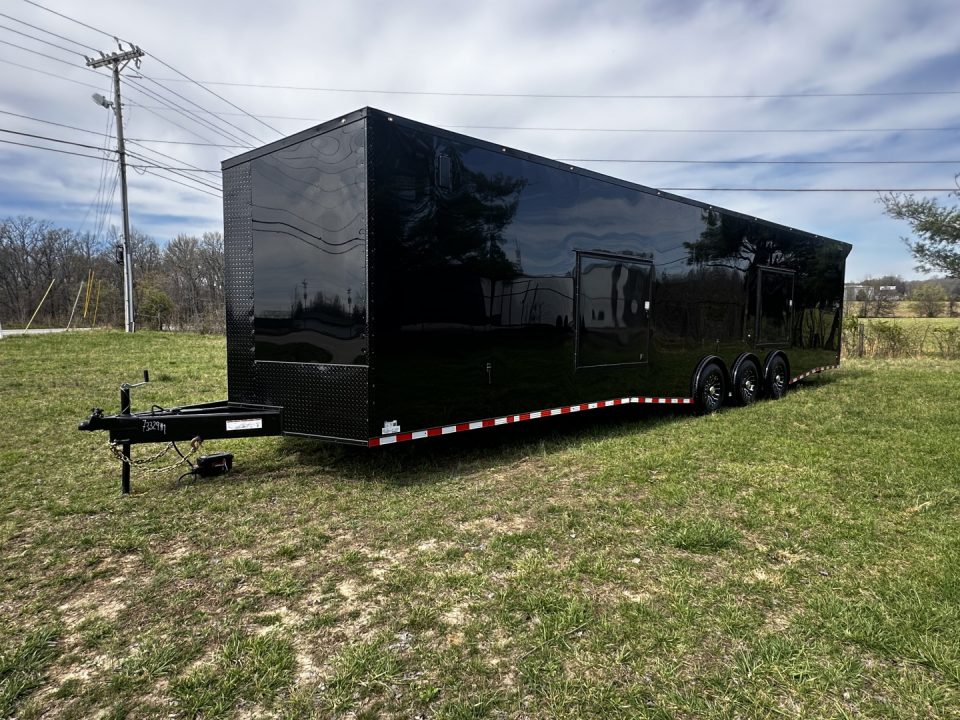 New 2026 Rock Solid Cargo 8.5x36 Car Hauler-SCRATCH SALE- 7000LB Spread Torsion- HD Ramp- 10" Bogey Wheels - 2 - Escape Doors Car Hauler