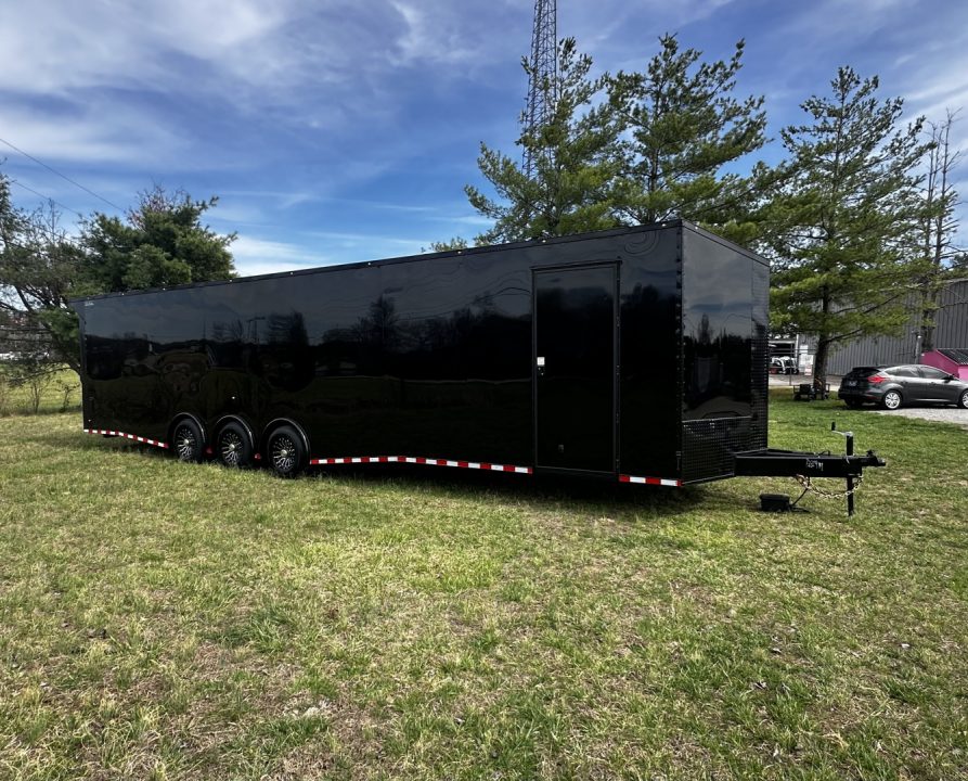 New 2026 Rock Solid Cargo 8.5x36 Car Hauler-SCRATCH SALE- 7000LB Spread Torsion- HD Ramp- 10" Bogey Wheels - 2 - Escape Doors Car Hauler