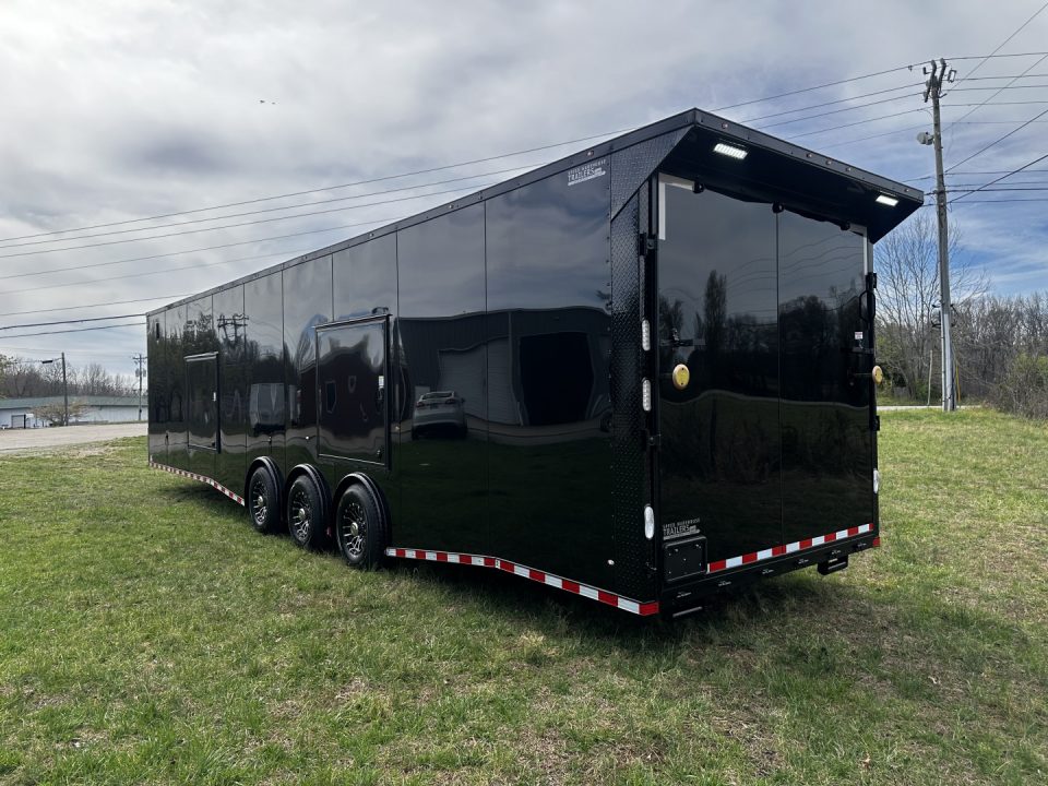 New 2026 Rock Solid Cargo 8.5x36 Car Hauler-SCRATCH SALE- 7000LB Spread Torsion- HD Ramp- 10" Bogey Wheels - 2 - Escape Doors Car Hauler