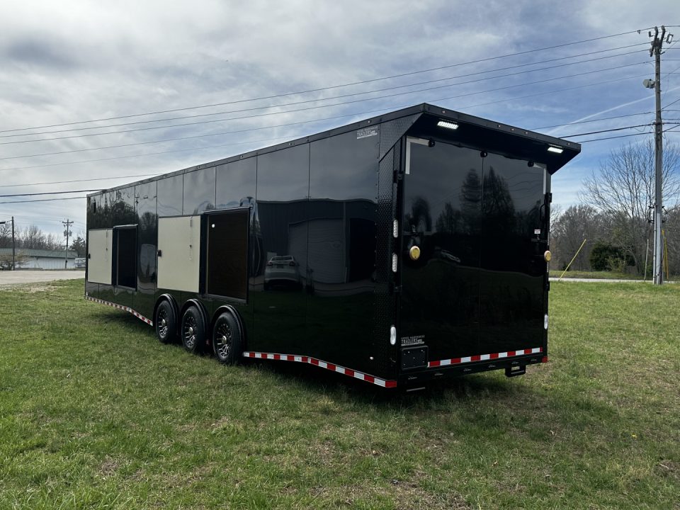 New 2026 Rock Solid Cargo 8.5x36 Car Hauler-SCRATCH SALE- 7000LB Spread Torsion- HD Ramp- 10" Bogey Wheels - 2 - Escape Doors Car Hauler