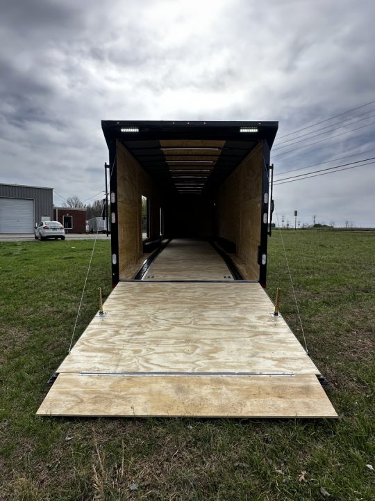 New 2026 Rock Solid Cargo 8.5x36 Car Hauler-SCRATCH SALE- 7000LB Spread Torsion- HD Ramp- 10" Bogey Wheels - 2 - Escape Doors Car Hauler