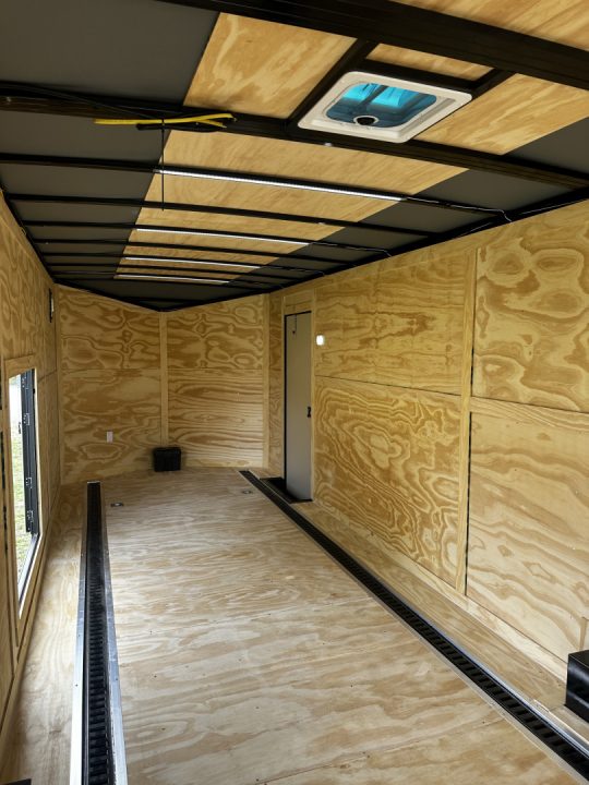 New 2026 Rock Solid Cargo 8.5x36 Car Hauler-SCRATCH SALE- 7000LB Spread Torsion- HD Ramp- 10" Bogey Wheels - 2 - Escape Doors Car Hauler