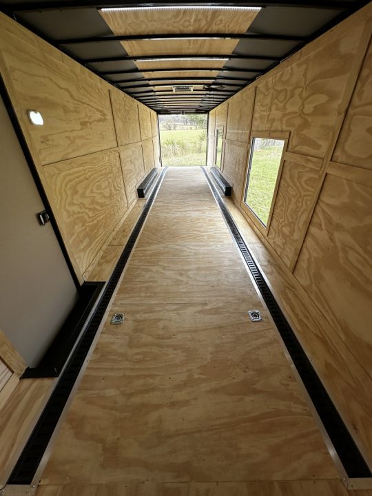New 2026 Rock Solid Cargo 8.5x36 Car Hauler-SCRATCH SALE- 7000LB Spread Torsion- HD Ramp- 10" Bogey Wheels - 2 - Escape Doors Car Hauler