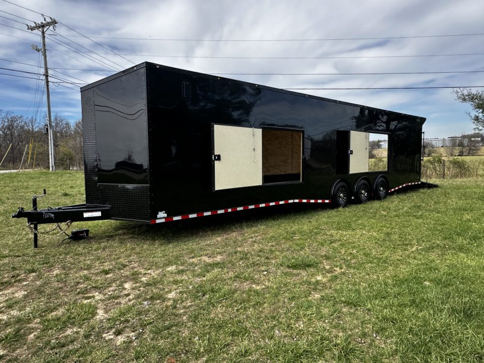 New 2026 Rock Solid Cargo 8.5x36 Car Hauler-SCRATCH SALE- 7000LB Spread Torsion- HD Ramp- 10" Bogey Wheels - 2 - Escape Doors Car Hauler