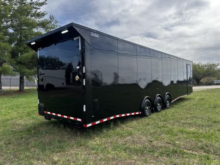 New 2026 Rock Solid Cargo 8.5x36 Car Hauler-SCRATCH SALE- 7000LB Spread Torsion- HD Ramp- 10" Bogey Wheels - 2 - Escape Doors Car Hauler
