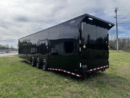 New 2026 Rock Solid Cargo 8.5x36 Car Hauler-SCRATCH SALE- 7000LB Spread Torsion- HD Ramp- 10" Bogey Wheels - 2 - Escape Doors Car Hauler