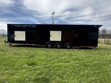 New 2026 Rock Solid Cargo 8.5x36 Car Hauler-SCRATCH SALE- 7000LB Spread Torsion- HD Ramp- 10" Bogey Wheels - 2 - Escape Doors Car Hauler
